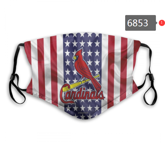 2020 MLB St.Louis Cardinals #2 Dust mask with filter->mlb dust mask->Sports Accessory